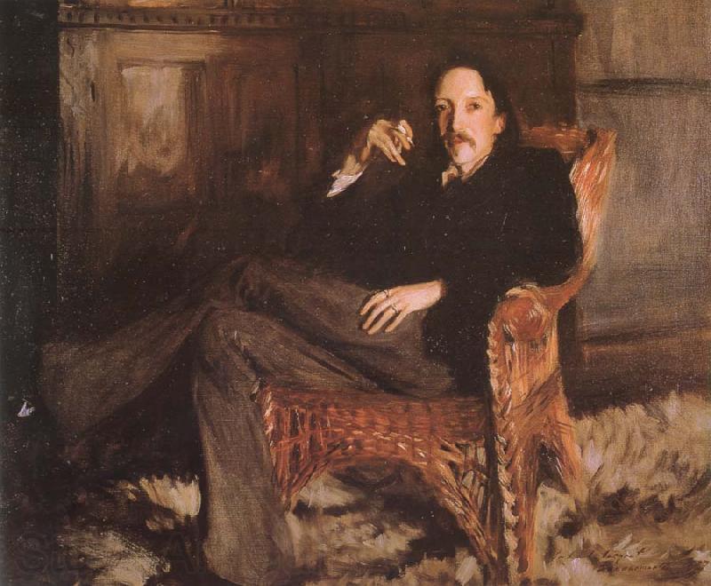 John Singer Sargent Robert Louis Stevenson Spain oil painting art